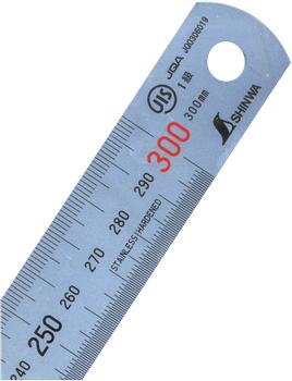 Shinwa Shinwa stållineal H101C 300×25×1, 0 (670030)