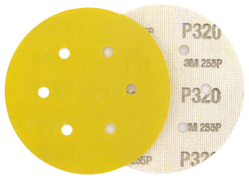 3M Sliberondel Hookit 255P 6 huller P320 150mm (PN63337)