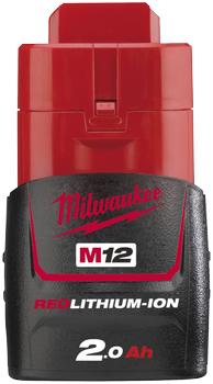 Milwaukee Batteri 12V/2,0Ah Li-ion M12 B2 (4932430064)
