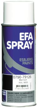 EFApaint Efaspray RAL9005 matsort 400 ml (079079126040)