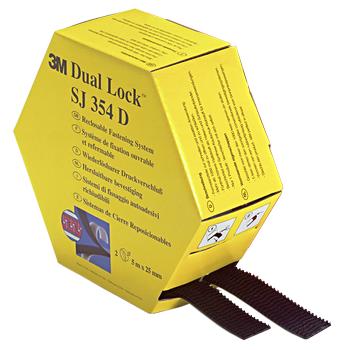 3M Burretape Dual Lock TM sort/inde 5m (SJ354D)
