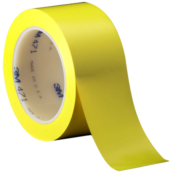 3M Vinyltape 471 gul 25mm (47125Y)