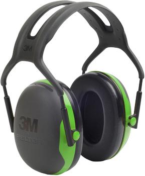 3M Peltor X1A høreværn m/bøjle, grøn (X1AGA)
