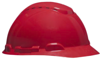 3M Sikkerhedshjelm H700N rød ventil (H700NRD)