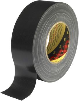3M Scotch lærredstape 389 sort 38mm×50mtr (38938B)