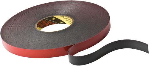 3M VHB dobbeltklæbende tape 5962F sort 1, 6×19mm×33mtr (5962F19)