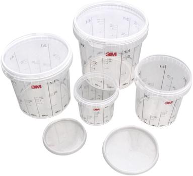 3M Låg til 1550 ml blandekop (50408A)