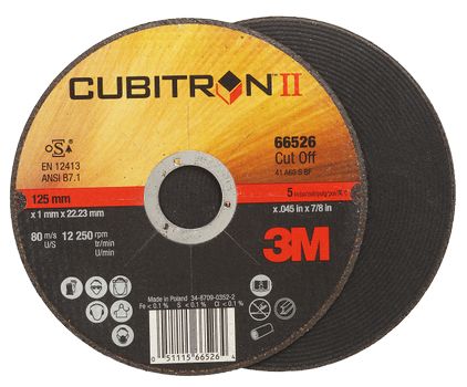 3M Cubitron II skæreskive T41 125×1,0mm (PN65512)