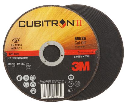 3M Cubitron II skæreskive T41 115×1,6mm (PN65454)