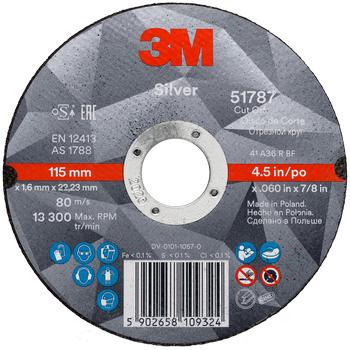 3M 3M Silver skæreskive T41 180×3,0mm (PN51803)