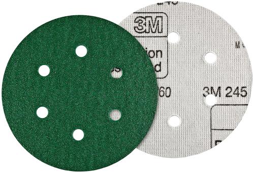 3M Sliberondel Hookit 245 6 huller P120 150mm (PN01687)