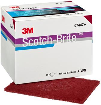 3M Scotch-Brite polérark CF-HP, S-UFN, grå 158×224mm (PN07448)