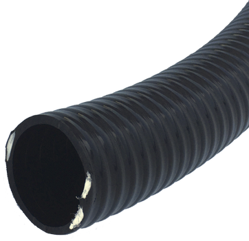 Merlett Luisiana sort PVC-slange m/spiral 25mm, rl/50m (9110220250001)