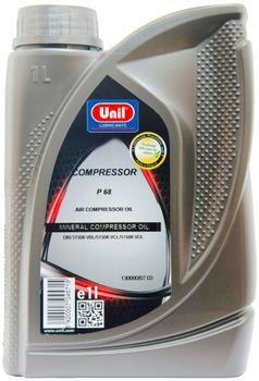 Unil Unil Compressor P68 kompressorolie,  1 ltr (01300001)
