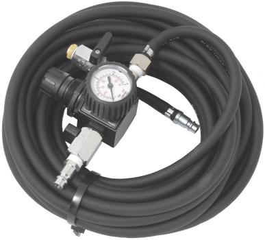Flair Sikkerhedsfyldeslange t/ rørballon,  10m m/ manometer (83965)