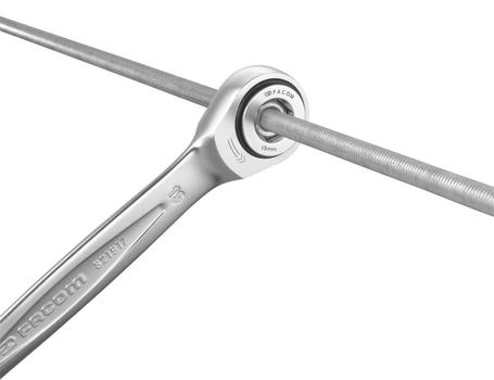 Facom Ring skralde sæt, med indsatser (464.J1PB)