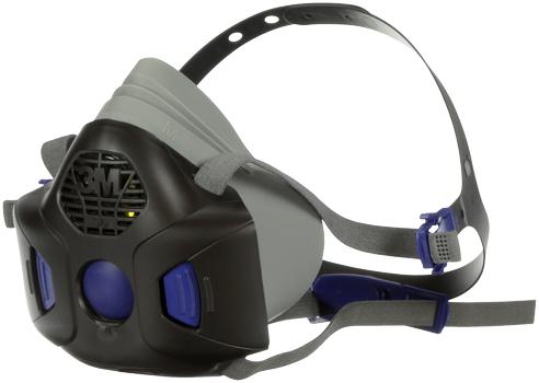 3M SecureClick halvmaske m/ talemembran Med. F-802SD (HF-802SD)