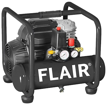Flair Flair kompressor lydsvag 1,5hk 70 ltr/min oliefri (54214)