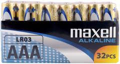 MAXELL Maxell batteri Alkaline AAA/LR03 1,5V, 32stk