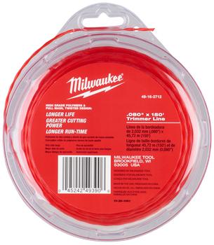 Milwaukee Trimmertråd ø2mm×45mtr t/M18 græstrimmer (49162712)