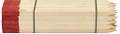 OS Afsætningspæl fyrretræ m/rød top 25×25×600mm