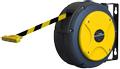Flowconcept Aut. opruller afspærringsbånd 48mm gul/sort 16mtr