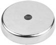 Diesella Ferrit pottemagnet i stålkappe ø25 mm 35N