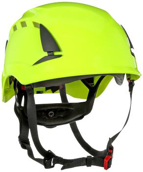 3M Sikk.hjelm X5000, dobb.godk./ vent./ 1000V,  hi-viz (X5014VE)