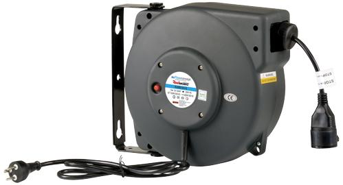 Flowconcept Aut. kabelopruller IP42 3G1,5 15mtr DK-stik (EL605153-G)