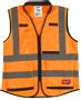 Milwaukee Sikkerhedsvest Premium 15 lommer hi-vis orang L/XL