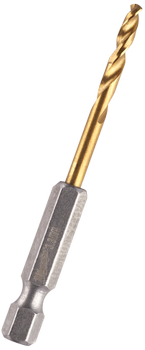 Milwaukee Spiralbor HSS-G TiN 1/4" 6kt skaft 3,3mm pk/2 (4932471089)
