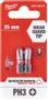 Milwaukee Slagbits Shockwave Impact Duty PH3×25mm pk/2