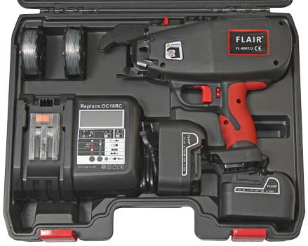 Flair Flair bindemaskine FL-40RT/2 m/ 2×14, 4V/ 4, 0Ah (896600)