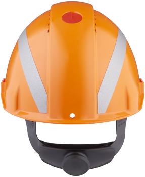 3M G3000 sikk.hjelm m/ refleks,  orange (G3000NUVORR)