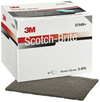 3M Scotch-Brite polérark CF-HP, S-UFN, grå 158×224mm (PN07448)