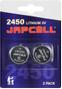 Japcell Japcell knapbatteri lithium CR2450 3V, 2stk