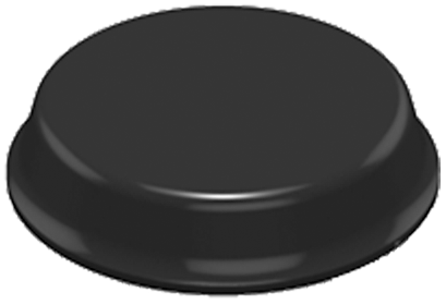 3M Bumpon gummidutter SJ5744 sort, 2600stk (5744S)