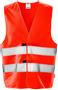 Fristads Hi-Vis vejvest kl.1 501 rød XS/S