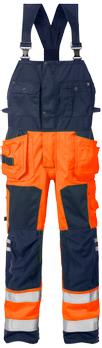 Fristads Hi-Vis håndv.overalls kl.2 1014 orange/ marine C146 (101018-271-C146)