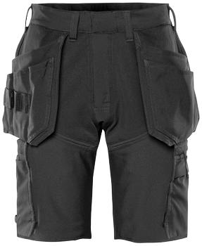 Fristads Craftsman shorts stretch 2598 LWS sort C46 (134119-940-C46)