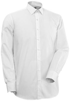 Mascot Frontline skjorte poplin l/æ fitted hvid 45-46 (50633-984-06-45-46)