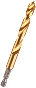 Milwaukee Spiralbor HSS-G TiN 1/4" 6kt skaft 10,2mm (4932471090)