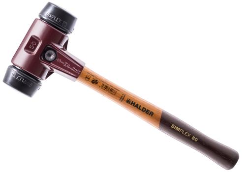 HALDER Halder Simplex skånehammer,  60mm gummibaner (3002.060)