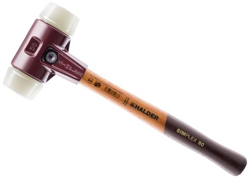 HALDER Halder Simplex skånehammer,  80mm nylonbaner (3008.080)