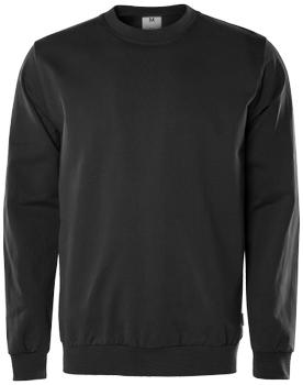 Fristads Sweatshirt Green rundhalset 7989 GOT sort M (131158-940-M)