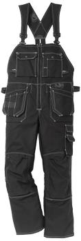 Fristads Håndværkeroveralls 100% bomuld 51 sort C154 (100310-940-C154)