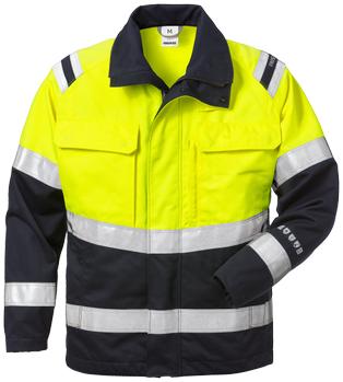Fristads Flamestat hi-vis jakke kl.2 4176 gul/ marine 3XL (120929-171-3XL)