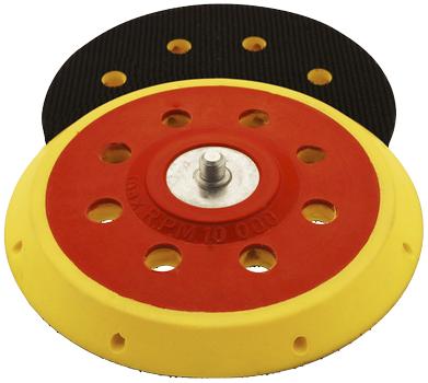 Folke-Larsen Bagskive 125mm velcro m/8 huller 5/16" UNF (84703)