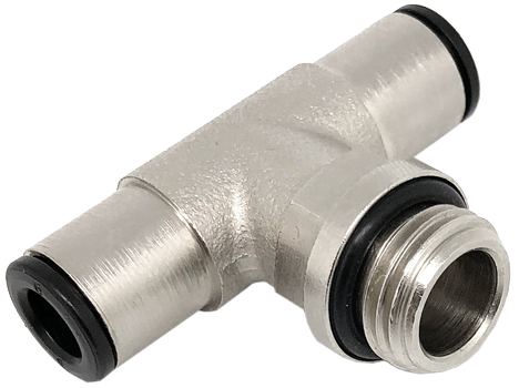 Flowconcept T-stykke 8mm×1/ 4"udv.×8mm (760812)