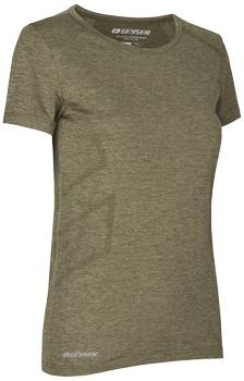 Geyser Geyser T-shirt sømløs dame oliven mel. G11020 M (G11020562009)